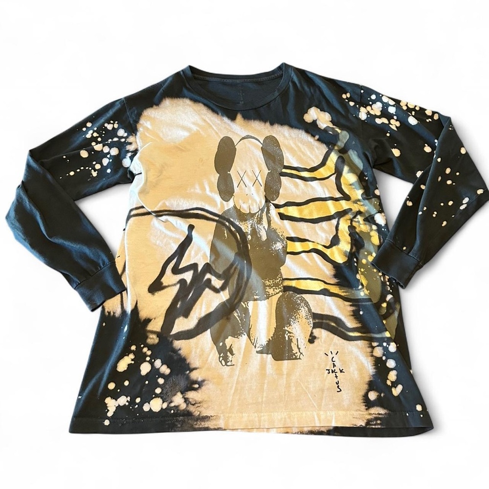 Travis Scott Cactus Jack +‎ Kaws For Fragment Long Sleeve Shirt Medium